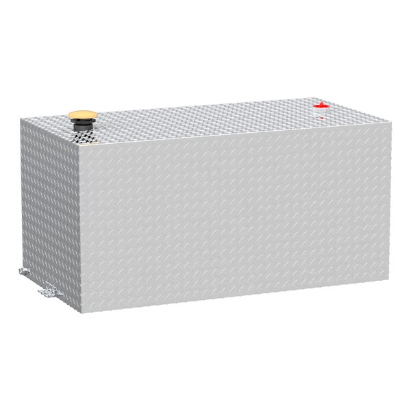 Uws 100-Gallon Rectangle Aluminum Transfer Tank TT-100-RT-T-P - main